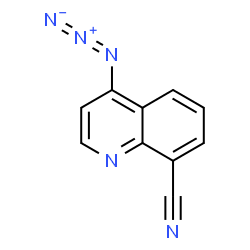ChemSpider 2D Image | 4-Azido-8-quinolinecarbonitrile | C10H5N5