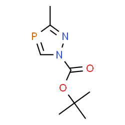 ChemSpider 2D Image | 2-Methyl-2-propanyl 3-methyl-1H-1,2,4-diazaphosphole-1-carboxylate | C8H13N2O2P