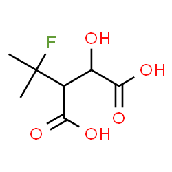 ChemSpider 2D Image | 2-(2-Fluoro-2-propanyl)-3-hydroxysuccinic acid | C7H11FO5