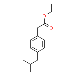 ChemSpider 2D Image | Ethyl (4-isobutylphenyl)acetate | C14H20O2