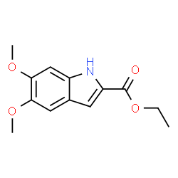 ChemSpider 2D Image | ETHYL 5,6-DIMETHOXYINDOLE-2-CARBOXYLATE | C13H15NO4