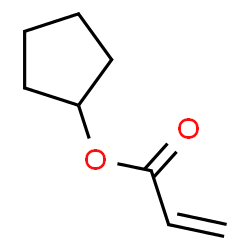 ChemSpider 2D Image | Cyclopentyl acrylate | C8H12O2