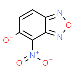 ChemSpider 2D Image | 4-Nitro-2,1,3-benzoxadiazol-5-olate | C6H2N3O4