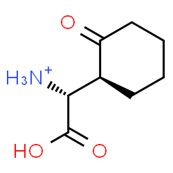 ChemSpider 2D Image | (R)-Carboxy[(1S)-2-oxocyclohexyl]methanaminium | C8H14NO3