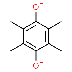 ChemSpider 2D Image | 2,3,5,6-Tetramethyl-1,4-benzenediolate | C10H12O2