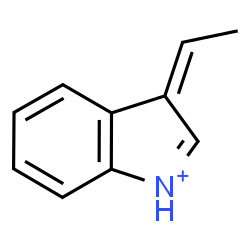 ChemSpider 2D Image | (3Z)-3-Ethylidene-3H-indolium | C10H10N