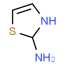 ChemSpider 2D Image | 2-AMINO-4-THIAZOLINE | C3H6N2S