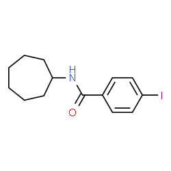 ChemSpider 2D Image | N-Cycloheptyl-4-iodobenzamide | C14H18INO