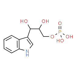 ChemSpider 2D Image | indole-3-glycerol phosphate | C11H14NO6P