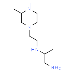 ChemSpider 2D Image | N2-[2-(3-Methyl-1-piperazinyl)ethyl]-1,2-propanediamine | C10H24N4