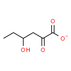 ChemSpider 2D Image | 4-Hydroxy-2-oxohexanoate | C6H9O4