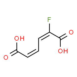 ChemSpider 2D Image | 2-Fluoro-cis,cis-muconate | C6H5FO4