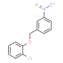ChemSpider 2D Image | 2-Chlorophenyl 3-nitrobenzyl ether | C13H10ClNO3