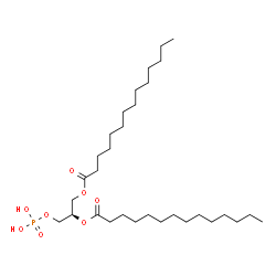 ChemSpider 2D Image | 1,2-ditetradecanoyl-sn-glycerol-3-phosphate | C31H61O8P