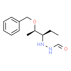 ChemSpider 2D Image | N'-[(2R,3R)-2-(Benzyloxy)-3-pentanyl]formic hydrazide | C13H20N2O2