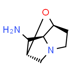 ChemSpider 2D Image | (1R,3S,7S,8R)-2-Oxa-6-azatricyclo[4.2.1.0~3,7~]nonan-8-amine | C7H12N2O