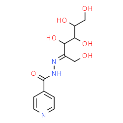 ChemSpider 2D Image | N'-[(2E)-1,3,4,5,6-Pentahydroxy-2-hexanylidene]isonicotinohydrazide | C12H17N3O6
