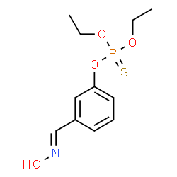 ChemSpider 2D Image | O,O-Diethyl O-{3-[(E)-(hydroxyimino)methyl]phenyl} phosphorothioate | C11H16NO4PS
