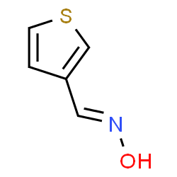 ChemSpider 2D Image | Thiophene-3-carboxaldoxime | C5H5NOS
