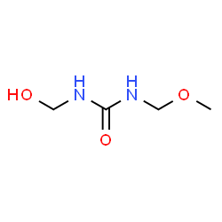 ChemSpider 2D Image | 1-(Hydroxymethyl)-3-(methoxymethyl)urea | C4H10N2O3