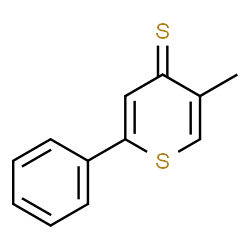 ChemSpider 2D Image | 5-Methyl-2-phenyl-4H-thiopyran-4-thione | C12H10S2