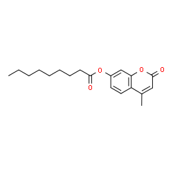 ChemSpider 2D Image | 4-Methylumbelliferyl nonanoate | C19H24O4