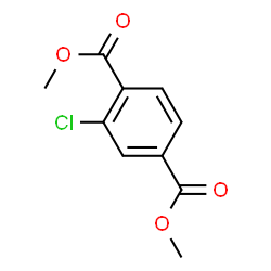 ChemSpider 2D Image | Dimethyl 2-chloroterephthalate | C10H9ClO4