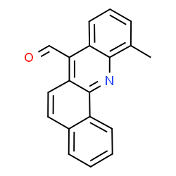 ChemSpider 2D Image | 11-Methylbenzo[c]acridine-7-carbaldehyde | C19H13NO