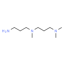ChemSpider 2D Image | N-(3-Aminopropyl)-N,N',N'-trimethyl-1,3-propanediamine | C9H23N3