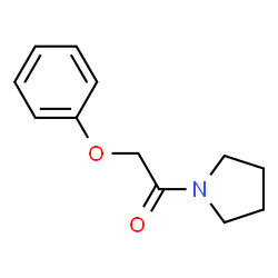 ChemSpider 2D Image | 2-Phenoxy-1-(1-pyrrolidinyl)ethanone | C12H15NO2