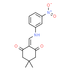 ChemSpider 2D Image | 5,5-DIMETHYL-2-(((3-NITROPHENYL)AMINO)METHYLENE)CYCLOHEXANE-1,3-DIONE | C15H16N2O4