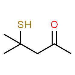 ChemSpider 2D Image | 2-Mercapto-2-methylpentan-4-one | C6H12OS