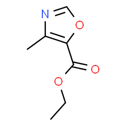 ChemSpider 2D Image | 5-Ethoxycarbonyl-4-methyloxazole | C7H9NO3