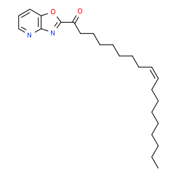 ChemSpider 2D Image | OLEOYL OXAZOLOPYRIDINE | C24H36N2O2