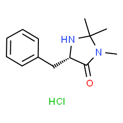 ChemSpider 2D Image | (S)-MacMillan's catalyst hydrochloride | C13H19ClN2O