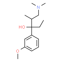 ChemSpider 2D Image | 1-(Dimethylamino)-3-(3-methoxyphenyl)-2-methyl-3-pentanol | C15H25NO2