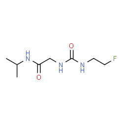 ChemSpider 2D Image | N~2~-[(2-Fluoroethyl)carbamoyl]-N-isopropylglycinamide | C8H16FN3O2