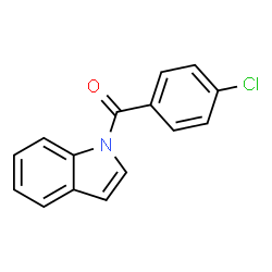 ChemSpider 2D Image | (4-Chlorophenyl)(1H-indol-1-yl)methanone | C15H10ClNO