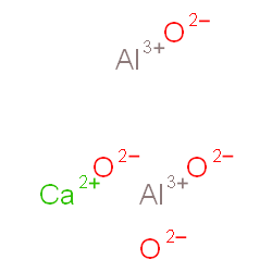 ChemSpider 2D Image | dialuminum;calcium;oxygen(2-) | Al2CaO4