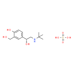 ChemSpider 2D Image | LEVALBUTEROL SULFATE | C13H23NO7S