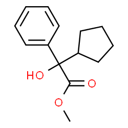 ChemSpider 2D Image | METHYL CYCLOPENTYLMANDELATE | C14H18O3