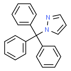ChemSpider 2D Image | 1-Trityl-1H-pyrazole | C22H18N2