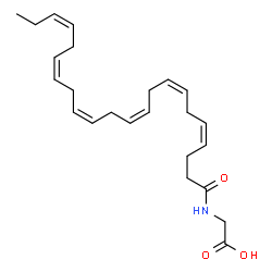 ChemSpider 2D Image | Docosahexaenoyl glycine | C24H35NO3