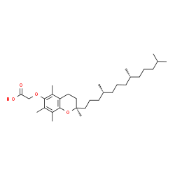 ChemSpider 2D Image | ALPHA-TOCOPHERYLOXYACETIC ACID | C31H52O4