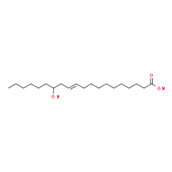 ChemSpider 2D Image | (11E)-14-Hydroxy-11-icosenoic acid | C20H38O3