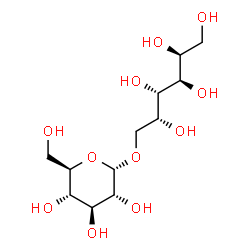 ChemSpider 2D Image | 6-O-alpha-D-Glucopyranosyl-D-galactitol | C12H24O11