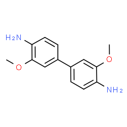 ChemSpider 2D Image | 3,3'-Dimethoxybiphenyl-4,4'-diamine | C14H16N2O2