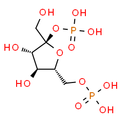 ChemSpider 2D Image | 2,6-Di-O-phosphono-alpha-D-fructofuranose | C6H14O12P2