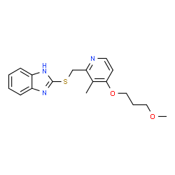 ChemSpider 2D Image | Rabeprazole Sulfide | C18H21N3O2S