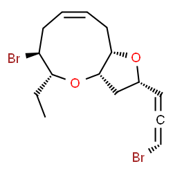 ChemSpider 2D Image | 4-epi-isolaurallene | C15H20Br2O2